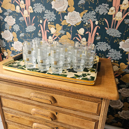 Verres à eau Durobor vintage - Pièce belge authentique à l'unité