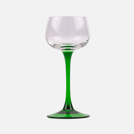 Verre à vin d'Alsace avec pied verre
