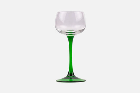 Verre à vin d'Alsace avec pied verre