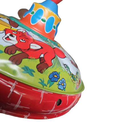 Toupie vintage Rox et Rouky - jouet ancien Disney