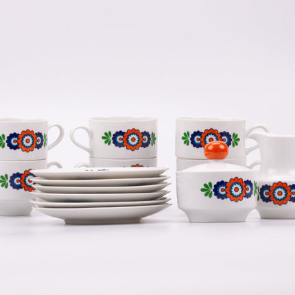 Service à café en porcelaine Winterling blanc