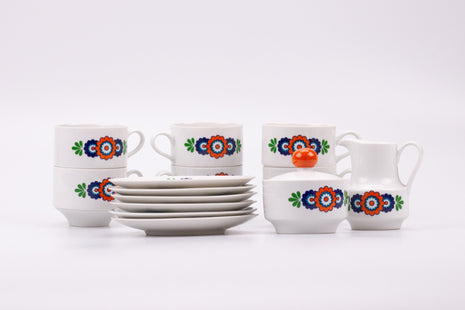 Service à café en porcelaine Winterling blanc