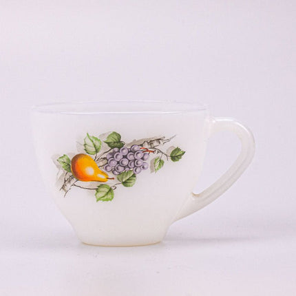 Tasse et sous-tasse Arcopal Fruits de France