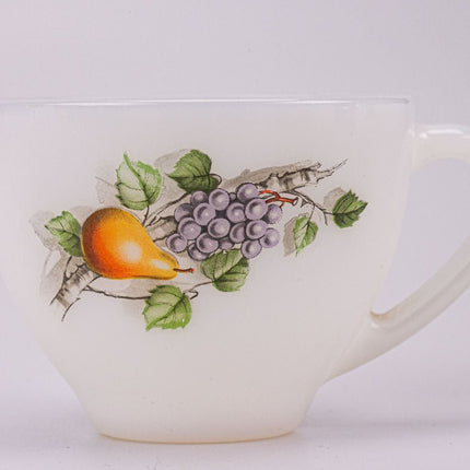 Tasse et sous-tasse Arcopal Fruits de France