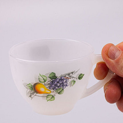 Tasse et sous-tasse Arcopal Fruits de France