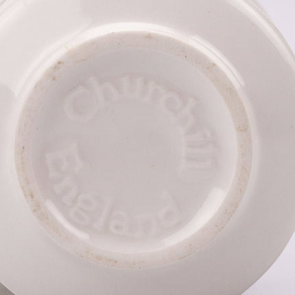 6 tasses en céramique blanc anglaise Churchill