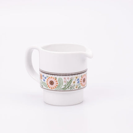 4 tasses à café, cafetière et pot à lait Royal Mosa