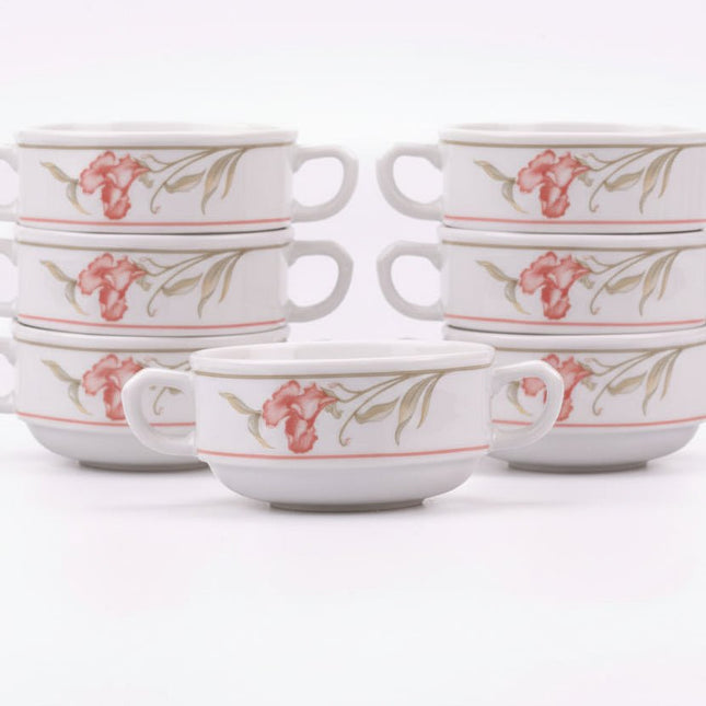 7 bols en porcelaine blanche Bauscher Weuden 