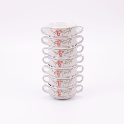 7 bols en porcelaine blanche Bauscher Weuden 