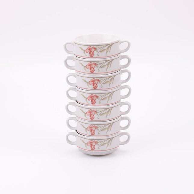 7 bols en porcelaine blanche Bauscher Weuden 