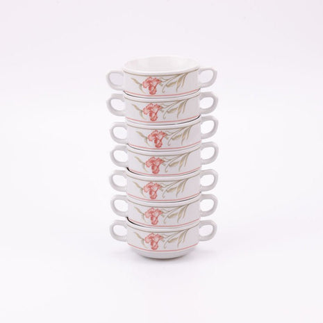 7 bols en porcelaine blanche Bauscher Weuden 