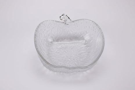Saladier "pomme" en verre Savam Fruttella  transparent
