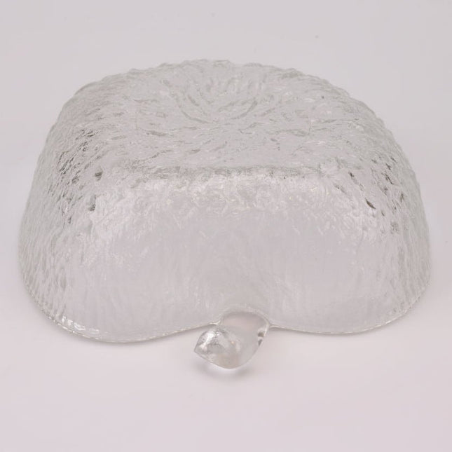 Plat "pomme" en verre