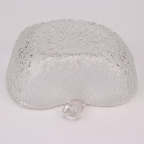 Plat "pomme" en verre