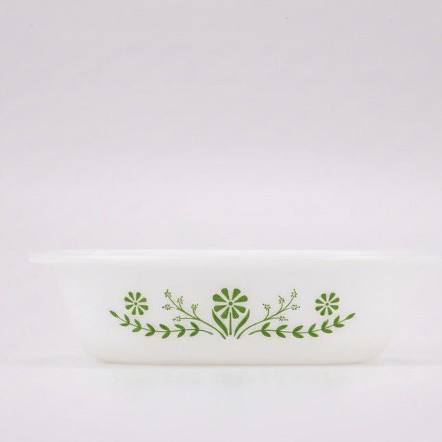 Plat de cuisson Glasbake en opaline  blanc