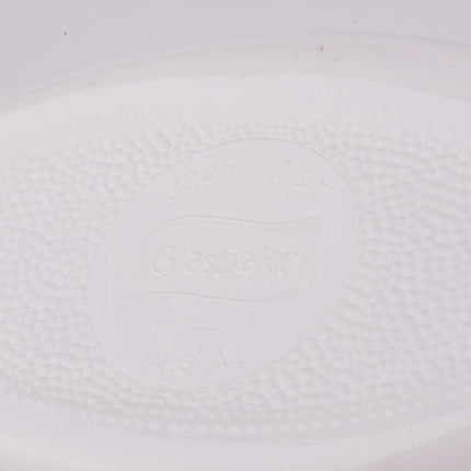 Plat de cuisson Glasbake en opaline  blanc