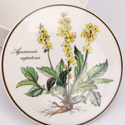 Bonbonnière/Boîte ronde en porcelaine blanche Villeroy & Boch Botanica