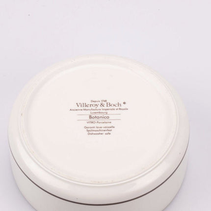 Bonbonnière/Boîte ronde en porcelaine blanche Villeroy & Boch Botanica