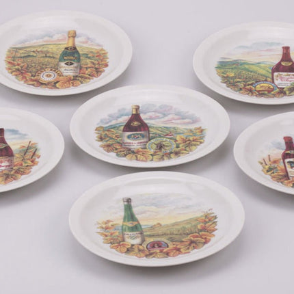 6 assiettes à fromage Bareuther Bavaria