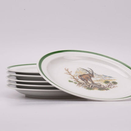 6 assiettes plates en porcelaine Seltmann Weiden - collection Partridge