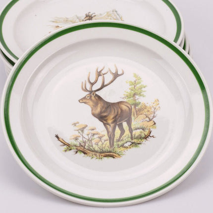 6 assiettes plates en porcelaine Seltmann Weiden - collection Partridge
