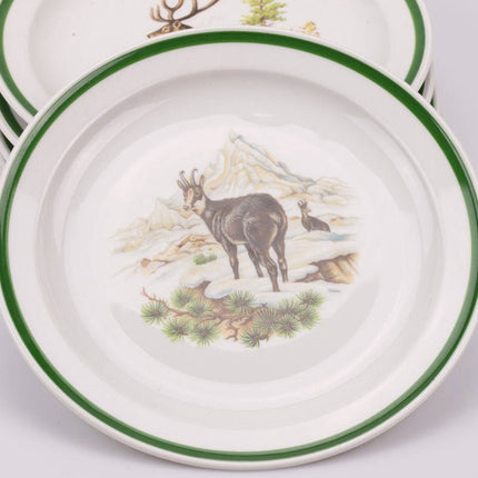 6 assiettes plates en porcelaine Seltmann Weiden - collection Partridge