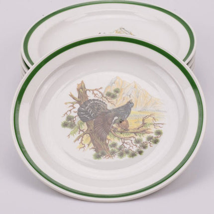 6 assiettes plates en porcelaine Seltmann Weiden - collection Partridge