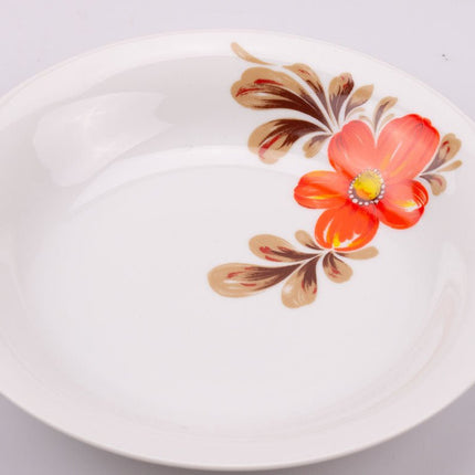 Set de 9 assiettes creuses Mitterteich Bavaria blanc