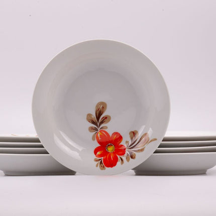 Set de 9 assiettes creuses Mitterteich Bavaria