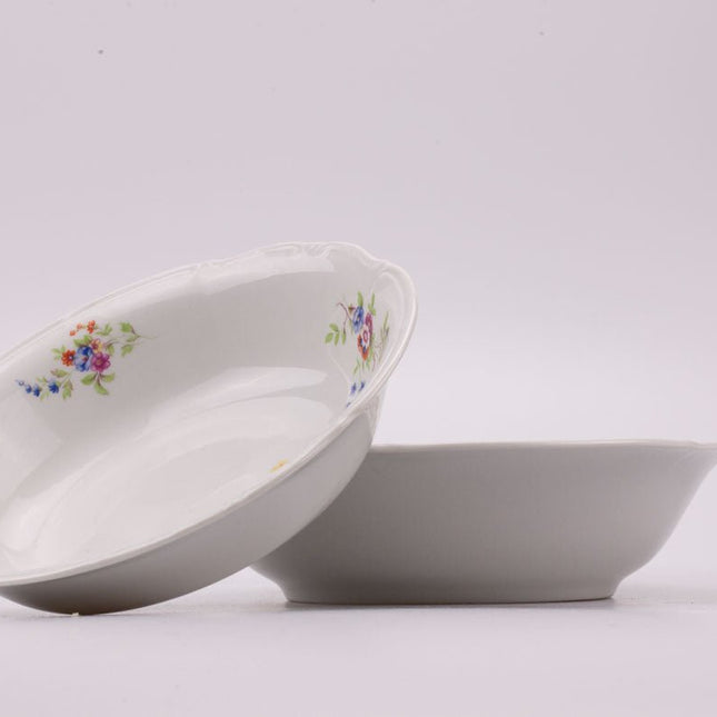 2 saladiers en porcelaine Chodziez blanc