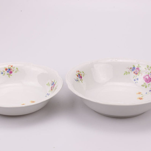 2 Chodziez porcelain salad bowls