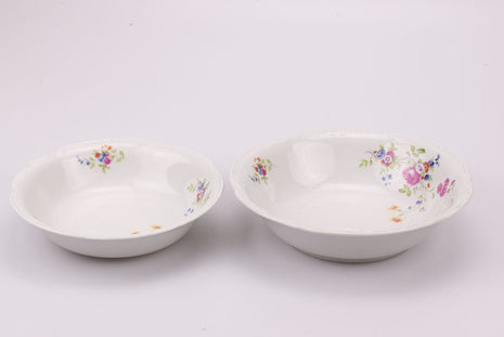 2 Chodziez porcelain salad bowls