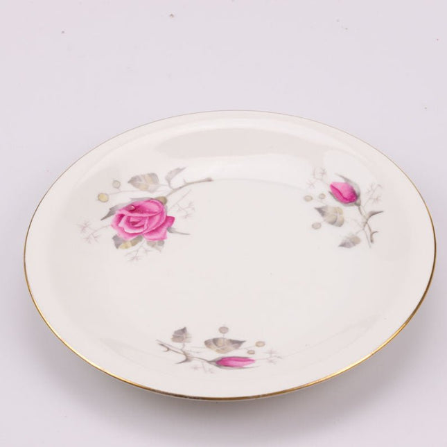 6 assiettes à dessert Chodziez  blanc