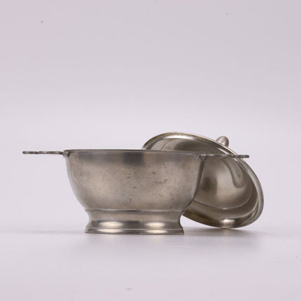 Petite soupière en étain F.Hertz Pompe