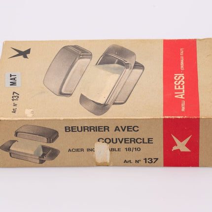 Beurrier en inox Alessi
