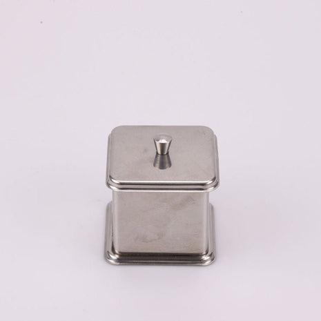 Boite à thé en inox Baes Frères argenté