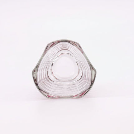 Vase en verre transparent et rubis Luminarc