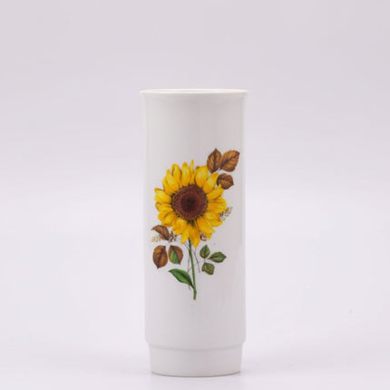 Vase Tournesol en porcelaine blanche Creidlitz Bavaria