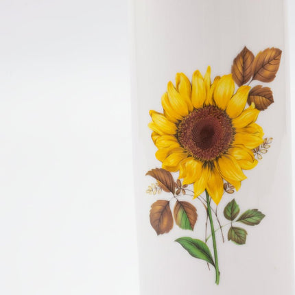 Vase Tournesol en porcelaine blanche Creidlitz Bavaria