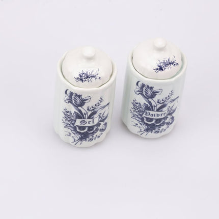 Poivre & Sel T.Delfts Bleau blanc et bleu