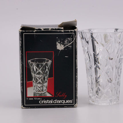 Petit vase en cristal d'Arques Sully
