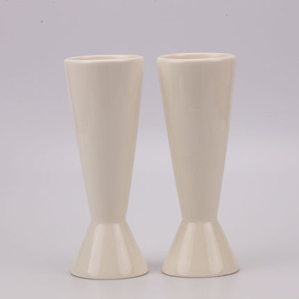 Vase en faïence Royal Boch blanc