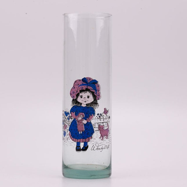 Vintage Wendy Mill glazen vaas