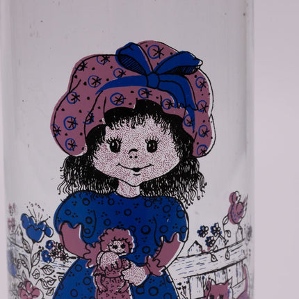 Vase vintage en verre Wendy Mill