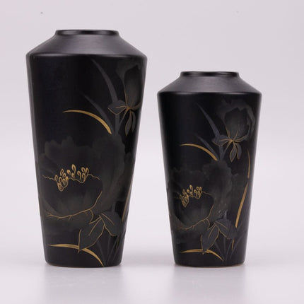 Duo de vases vintage Carstens Tönnieshof noir