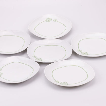 6 assiettes à dessert Porcellane Toscana