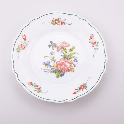 Set de 6 assiettes à dessert vintage Arcopal  blanc