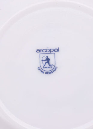 Set van 6 vintage Arcopal dessertbordjes
