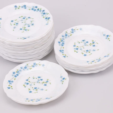 Assiette à dessert Arcopal Myosotis (30 dispos) blanc