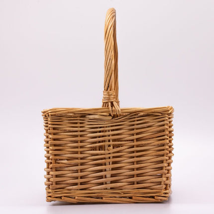 Panier à bouteilles en osier